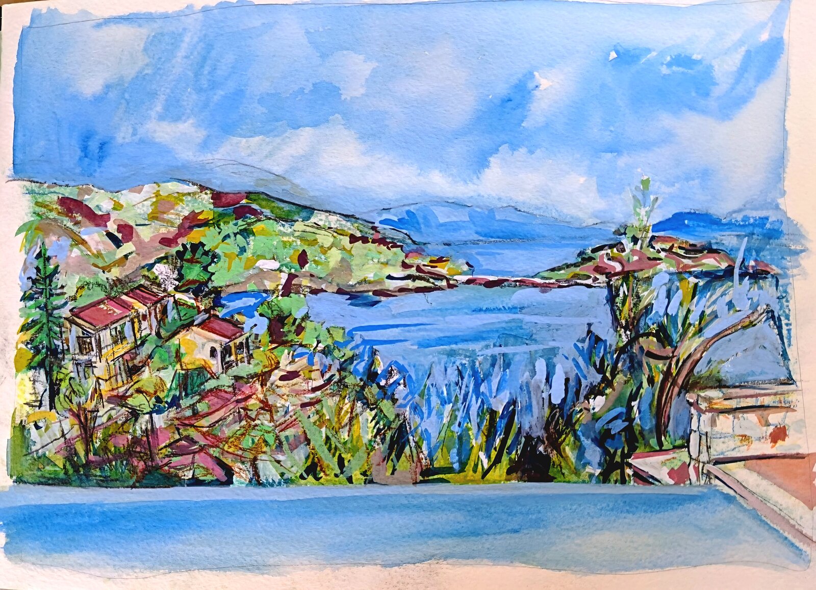 Honeymoon View in Paxos by Jenn Wood