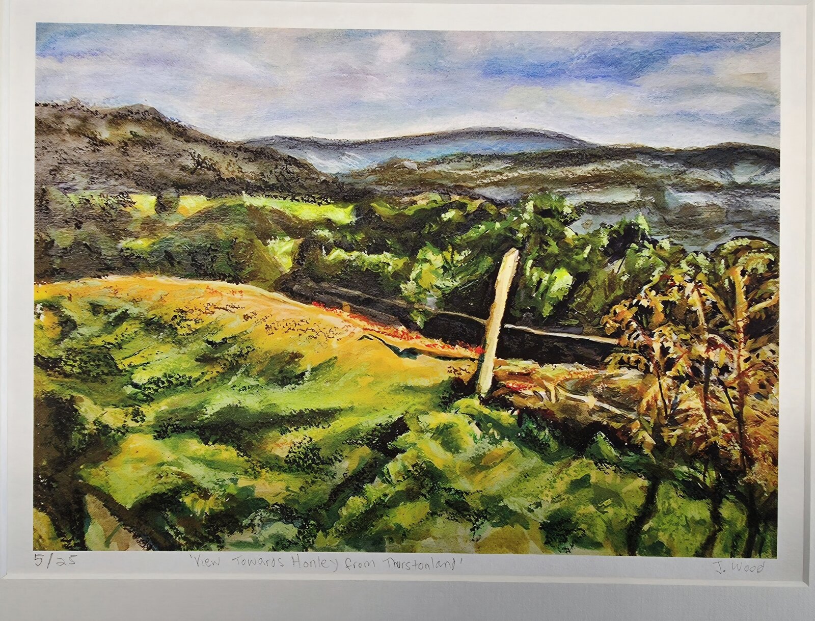 Mounted A4 limited-edition giclée print with certificate of authenticity.