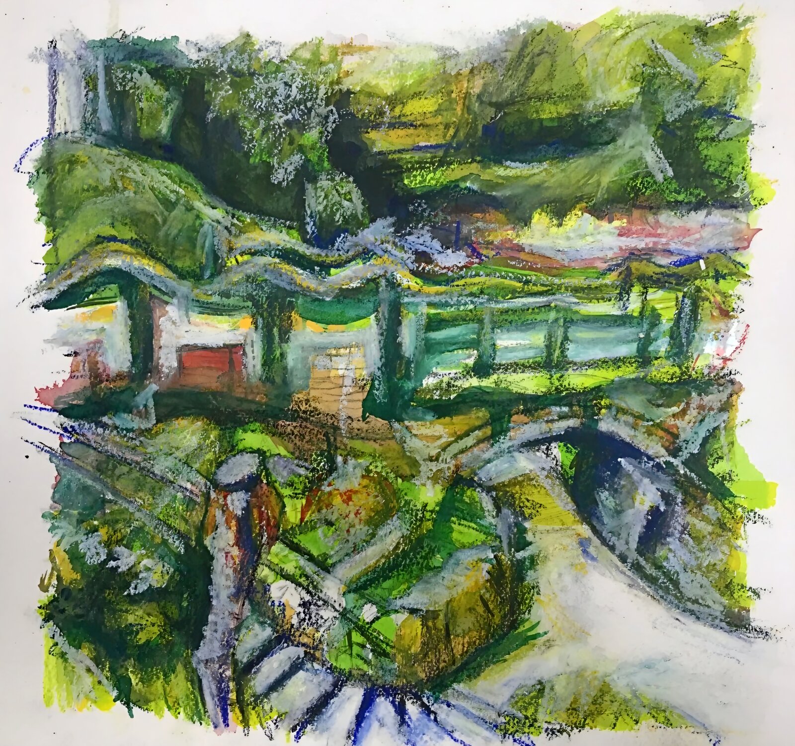 Fernery at Brodsworth Hall – Exploratory Study - process