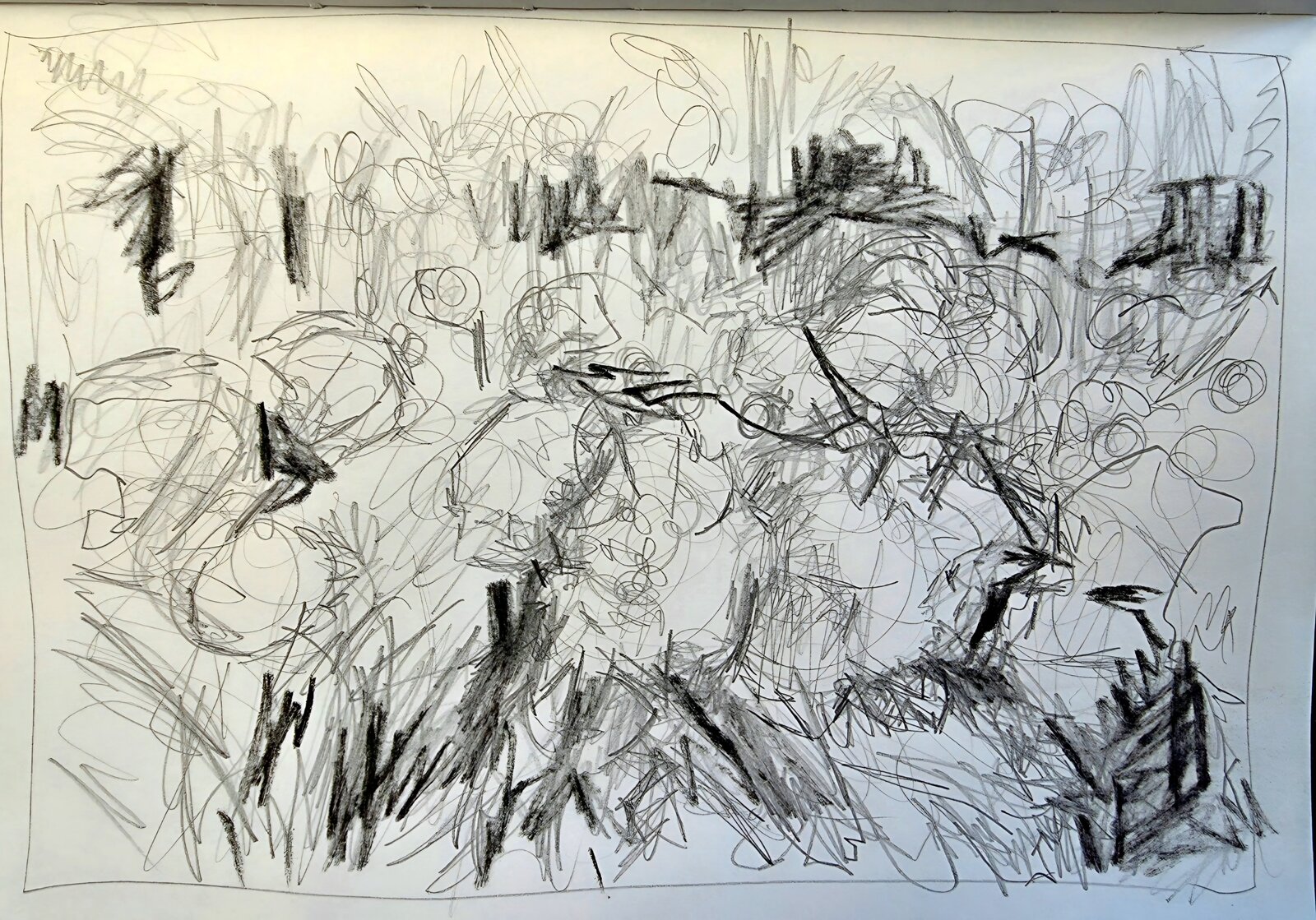 Golden Hour in the Garden – Sketchbook Study - process